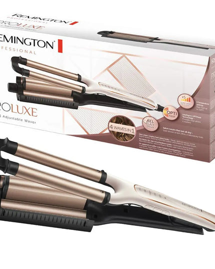 REMINGTON CI91AW PROLUXE plaukų formavimo žnyplės, 4 viename, keraminė danga, 90 W