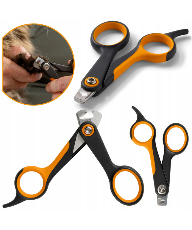 FISKARS nagų kirpimo žnyplės mažiems šunims ir katėms 10,8 cm