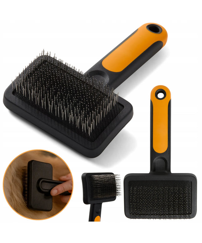 FISKARS pudelinis šepetys šunims ir katėms 16,5 cm