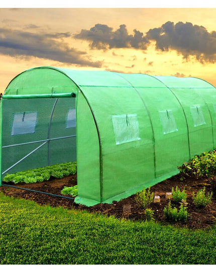 Atsarginė plėvelė 10m2 sodo tuneliui 2,5x4m UV-4 žalia tvirta