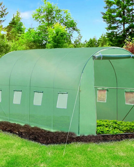 Atsarginė plėvelė 12 m² sodo tuneliui 3x4 m UV-4 žalia tvirta