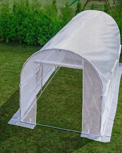 Atsarginė plėvelė 3x2x2 sodo foliniam tuneliui [6 m²] BALTA [SUSTIPRINTA]