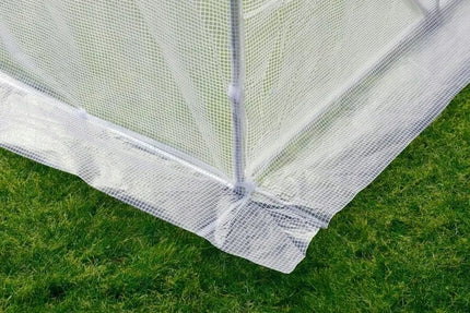 Keičiama balta plėvelė [18 m²] 6x3x2m sodo šiltnamio tuneliui