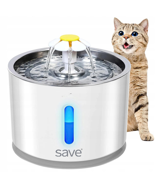 Automatinė gertuvė-fontanas katėms ir šunims su filtru, tyli