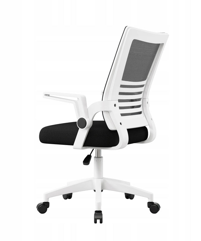 Ergonomiška biuro kėdė KRAKEN Kredo pasukama audininė juoda