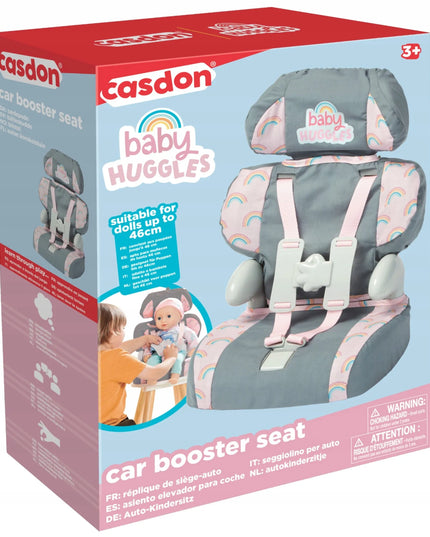 Automobilinė kėdutė lėlei Casdon Baby Huggles iki 46 cm su diržais