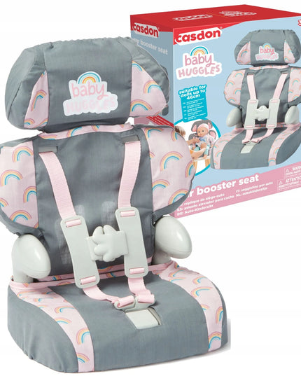 Automobilinė kėdutė lėlei Casdon Baby Huggles iki 46 cm su diržais