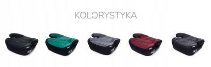 4BABY automobilinė paaukštinamoji kėdutė Hi-Fix CUP, 22–36 kg, 125–150 cm, i-Size