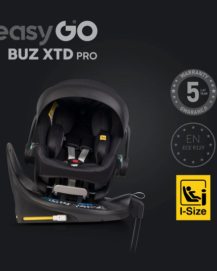 EasyGo BUZ XTD PRO pasukama i-Size automobilinė kėdutė kūdikiui 0–13 kg