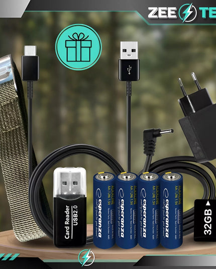 Medžioklės kamera, miško kamera, IR, PL meniu, IP65, 32 GB kortelė + baterijos