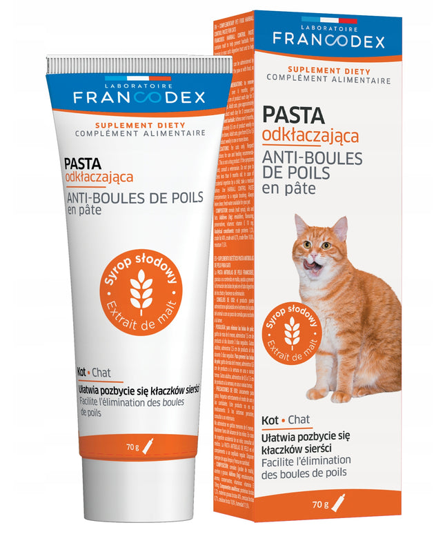FRANCODEX Efektyvi pasta nuo sąvėlų katėms 70g