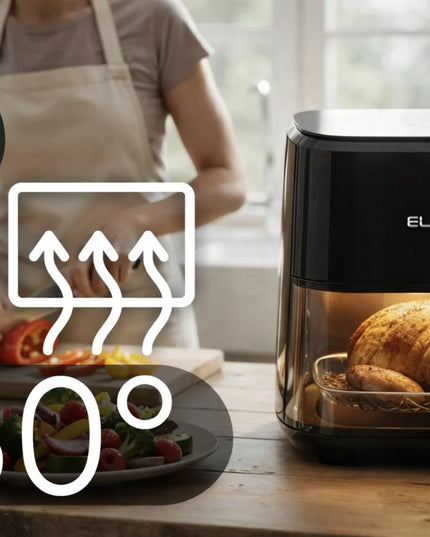 BESTRIEBE ANTRIEBALIS 4,5L KARŠTU OREM KROSNIS 1500W KROSNIS 8 PROGRAMŲ PANELIS