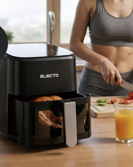 BESTRIEBE ANTRIEBALIS 4,5L KARŠTU OREM KROSNIS 1500W KROSNIS 8 PROGRAMŲ PANELIS