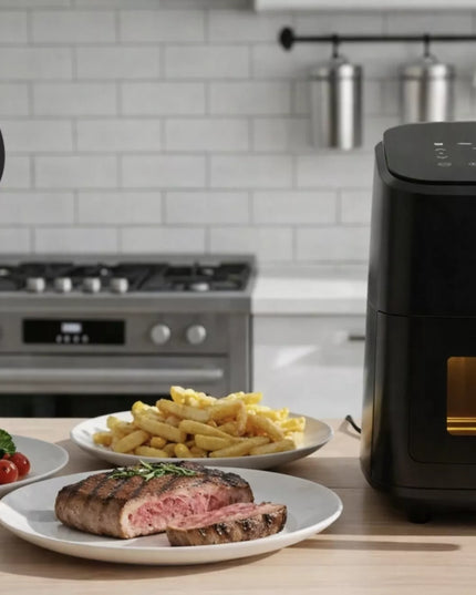 BESTRIEBE ANTRIEBALIS 4,5L KARŠTU OREM KROSNIS 1500W KROSNIS 8 PROGRAMŲ PANELIS