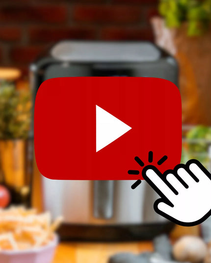 CAMRY 5L karšto oro gruzdintuvė Airfryer, 9 programos, LED laikmatis + 100 kepimo popierių