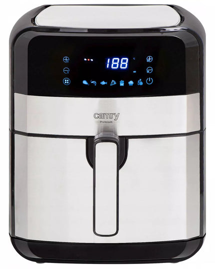 Karšto oro gruzdintuvė CAMRY 5L Air Fryer, 9 programos, LED laikmatis, su forma ir dėklu