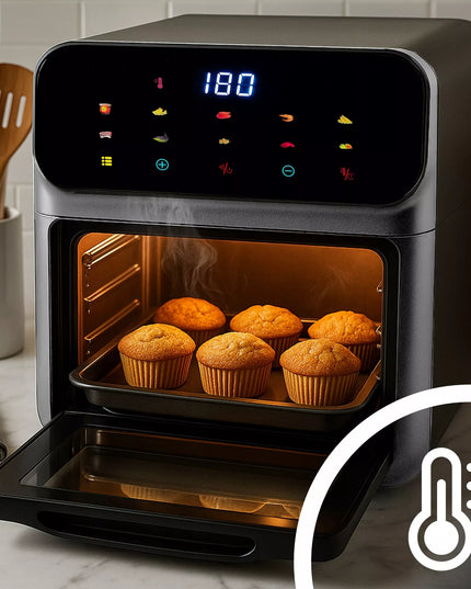 RETOO AIR FRYER 12L bealiejė gruzdintuvė orkaitė 1350W 10 rėžimų
