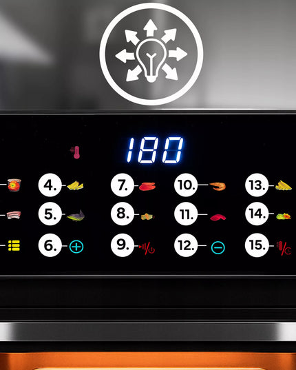 RETOO oro gruzdintuvė 12L orkaitė 1350W 10 režimų