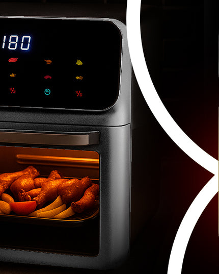 FRYTKOWNICA BEZTŁUSZCZOWA AIR FRYER 12 L KARŠTO ORO GRUZINTUVĖ 1350 W 10 REŽIMŲ AIRFRYER