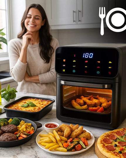 RETOO oro gruzdintuvė 12L orkaitė 1350W 10 režimų AIR FRYER