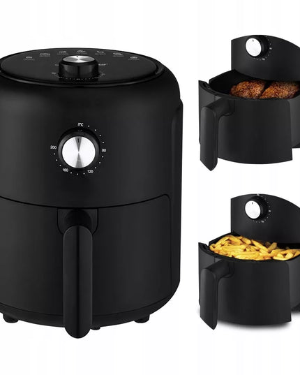 Karšto oro gruzdintuvė Esperanza AIR FRYER 2.6L 1000W galinga ir sveikam kepimui