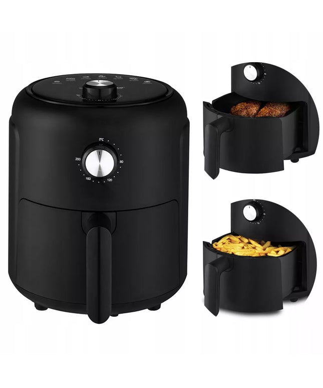 Karšto oro gruzdintuvė Esperanza AIR FRYER 2.6L 1000W galinga ir sveikam kepimui