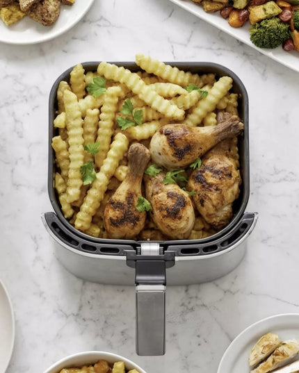 Karšto oro gruzdintuvė AIR FRYER, talpi 8 l, 2000 W, su 14 programų