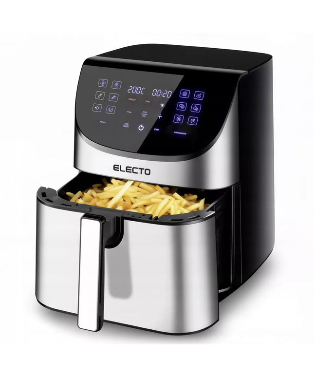 Karšto oro gruzdintuvė AIR FRYER, talpi 8 l, 2000 W, su 14 programų