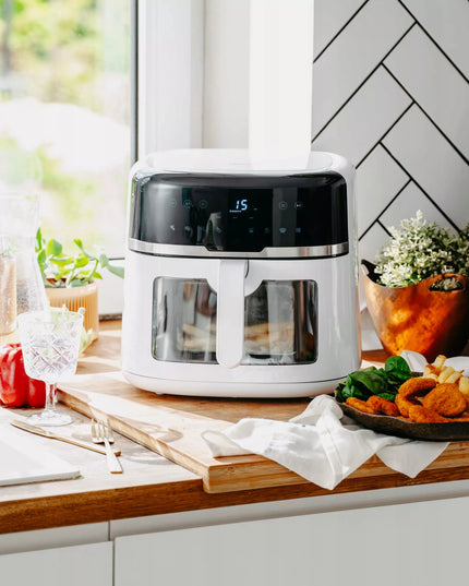 BEZTŁUSZCZOWA FRYTKOWNICA AIR FRYER, DUŻA FRYTKOWNICA 8L 2500W, DUŻA MISA XXL