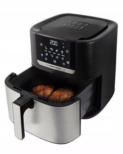 BESIEKYRINĖ FRITIURODUOBĖ AIRFRYER 8L 1700W TALPI JUODA GALINGA 8 REŽIMAI