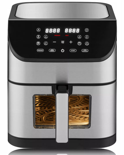 BEZTŁUSZCZOWA FRYTKOWNICA AIRFRYER 12 PROGRAMÓW DUŻA MOC MISA 8L