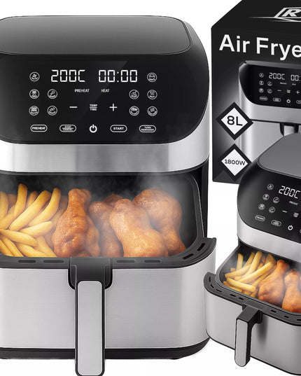 Karšto oro gruzdintuvė AIRFRYER 8L 12 programų 1800W XXL