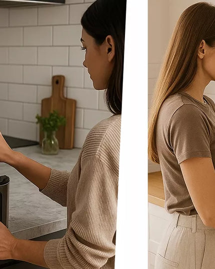 RETOO AIR FRYER gruzdintuvė be riebalų 6,5 l, 1800 W, 10 programų