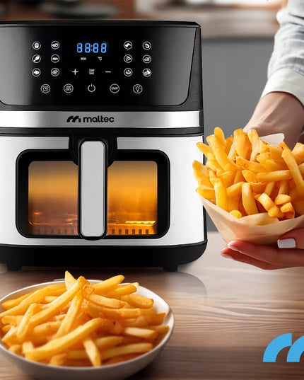 Maltec be aliejaus gruzdintuvė Air Fryer, 7L, 1800W, su langeliu