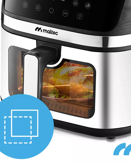 Maltec be aliejaus gruzdintuvė Air Fryer, 7L, 1800W, su langeliu
