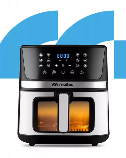 Maltec be aliejaus gruzdintuvė Air Fryer, 7L, 1800W, su langeliu