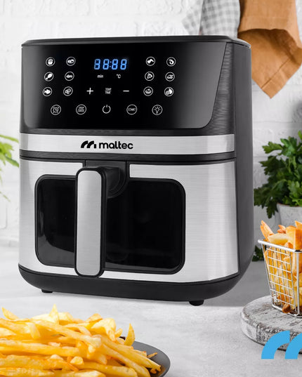 Maltec be aliejaus gruzdintuvė Air Fryer, 7L, 1800W, su langeliu