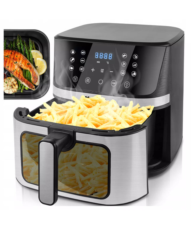 Maltec be aliejaus gruzdintuvė Air Fryer, 7L, 1800W, su langeliu