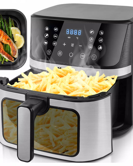 Maltec be aliejaus gruzdintuvė Air Fryer, 7L, 1800W, su langeliu