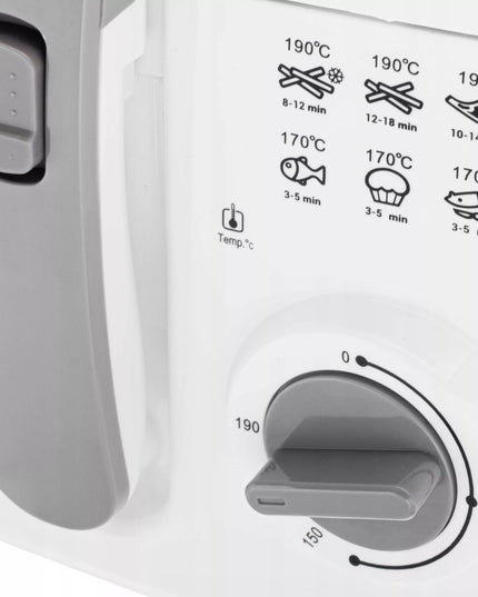 Tradicinė aliejinė gruzdintuvė 2,5 L su dangčiu 1800 W MESKO | MS4908g