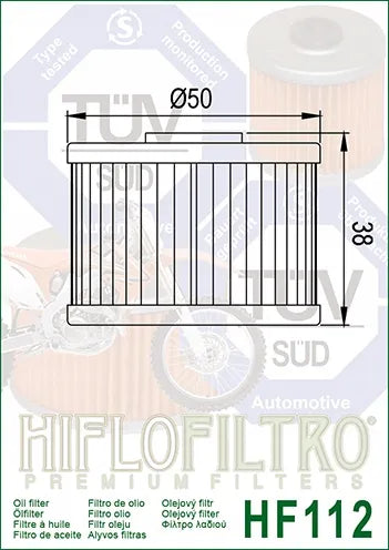Alyvos filtras Hiflofiltro HF112