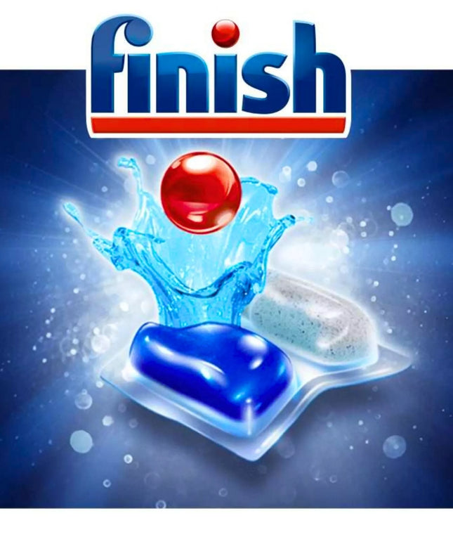 Indaplovių kapsulės Finish Ultimate All in One Powerball Citrinų aromato, 55 vnt.
