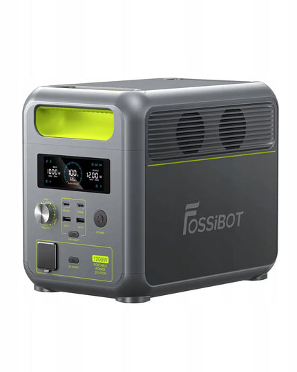 Fossibot F1200 nešiojama energijos stotelė su 200 W saulės kolektoriumi, BMS