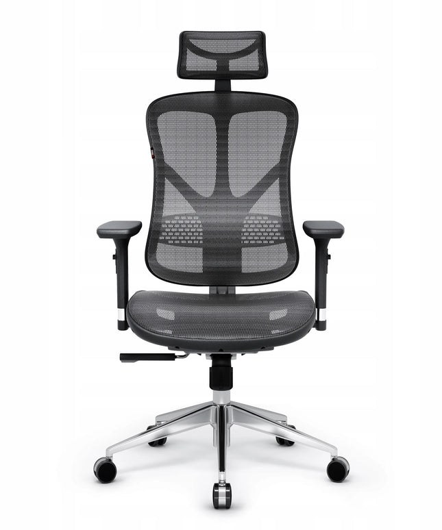 Ergonominė biuro kėdė DIABLO V-BASIC juoda ir pilka