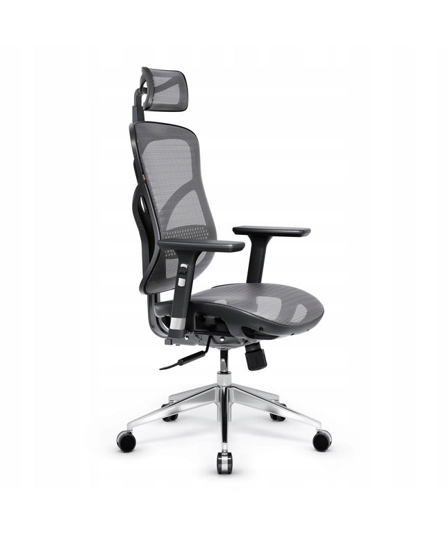 Ergonominė biuro kėdė DIABLO V-BASIC juoda ir pilka