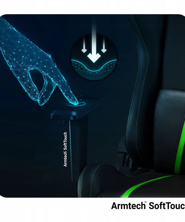 Žaidimų kėdė Diablo X-One 2.0 Normal Size: Juoda ir žalia