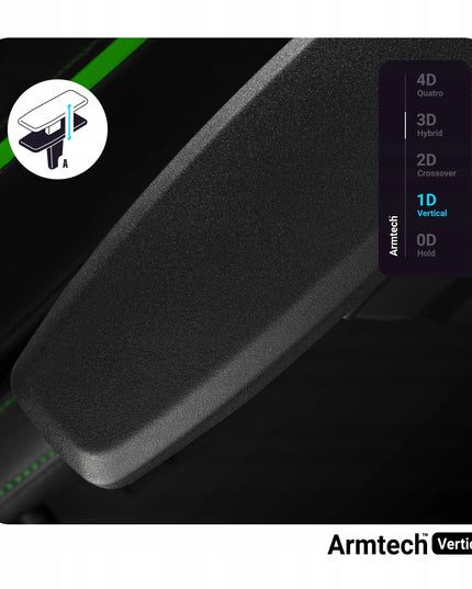 Žaidimų kėdė Diablo X-One 2.0 Normal Size: Juoda ir žalia