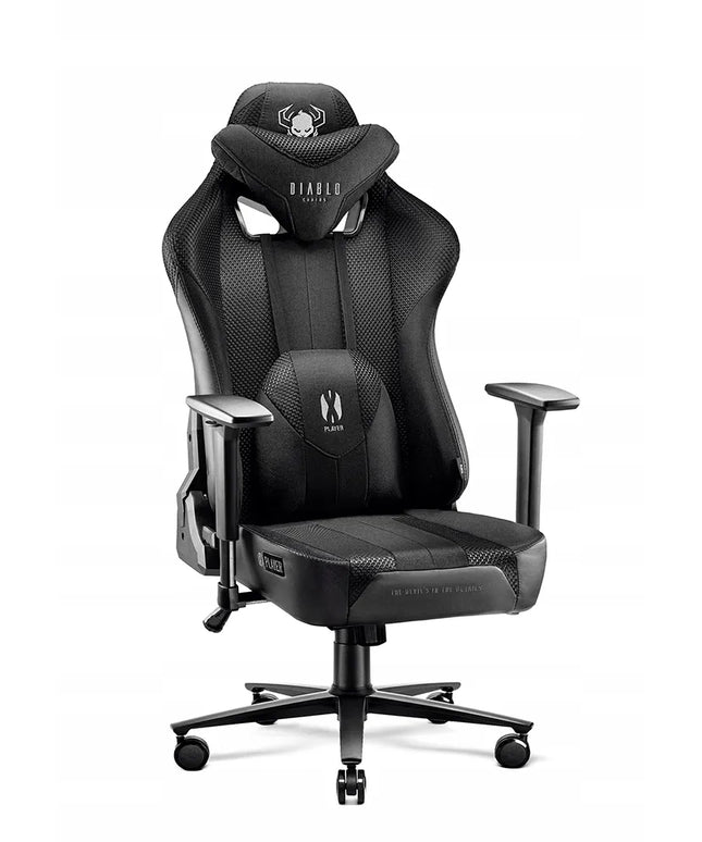 Medžiaginė žaidimų kėdė DIABLO X-Player 2.0 Normal Size: juoda