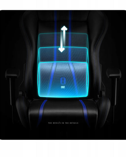 Žaidimų kėdė Diablo X-One 2.0 Normal Size, juoda-mėlyna