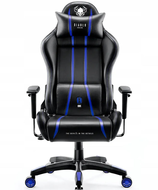 Žaidimų kėdė Diablo X-One 2.0 Normal Size, juoda-mėlyna